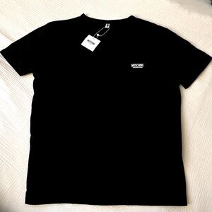 NEW Moschino Men’s Large Black Tee Basic